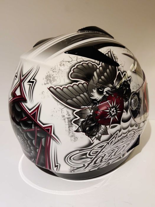 Capacete Lazer dupla-viseira mota scooter novo