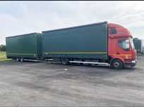 Renault midlum 270 zestaw tandem jumbo 7,7+7,7