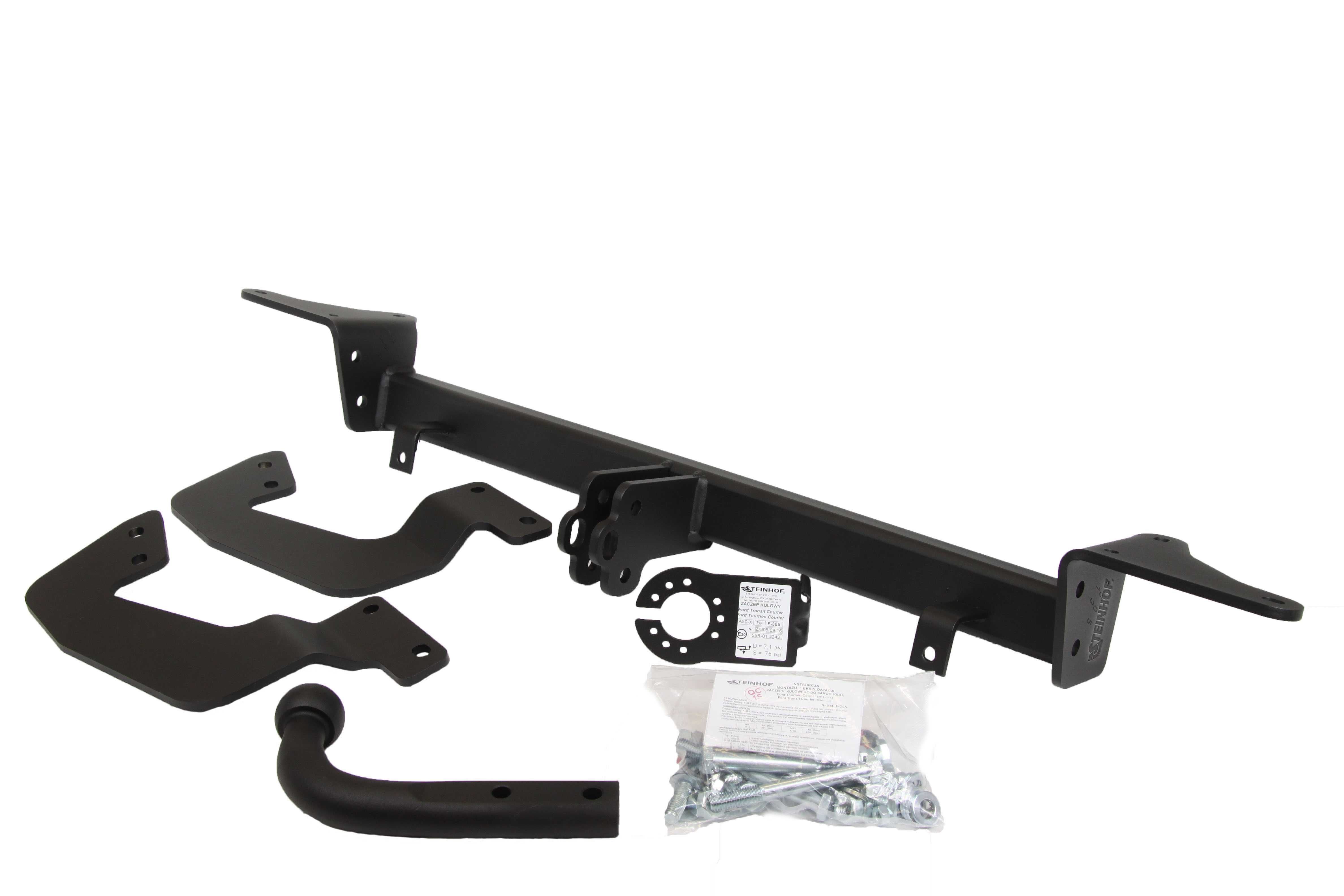 HAK HOLOWNICZY + Moduł 7 Pin do FORD Tourneo Courier od 2014