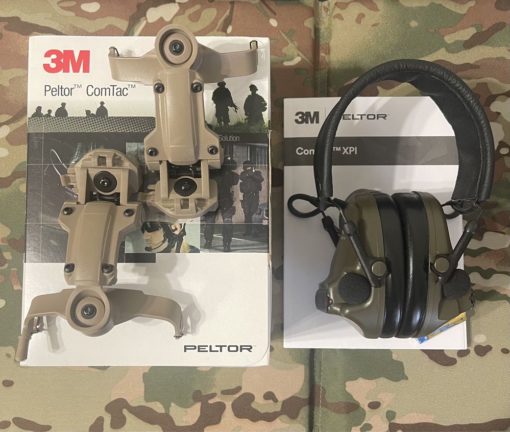 Військові‼️ Активні навушники 3M Peltor ComTac XPI + Кріплення