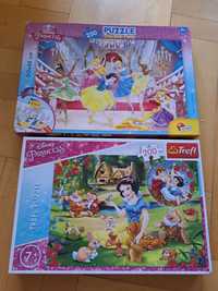 Zestaw puzzli Princess Disney + ksiazka GRATIS