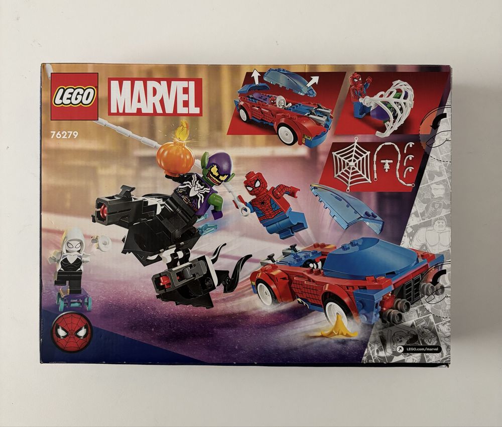 LEGO 76279 Marvel Super Heroes - wyścigówka spider mana klocki nowe