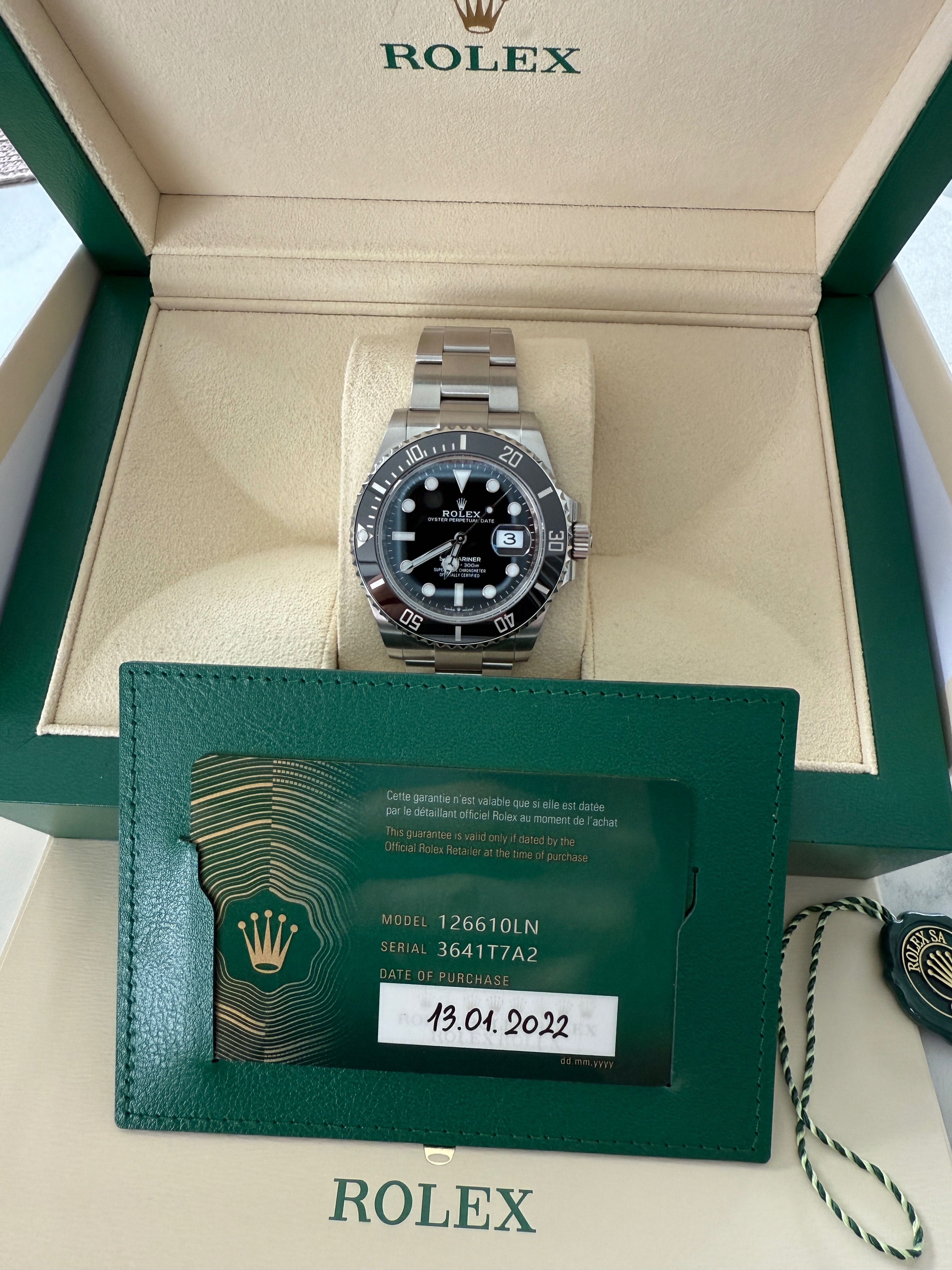 Rolex Submariner Date ref. 126610LN – Full Set. Stan nowy - nienoszony