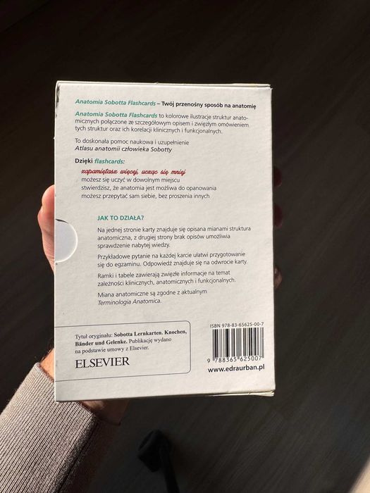 Anatomia Sobotta – Flashcards – Lars Bräuer - wydanie łacińskie