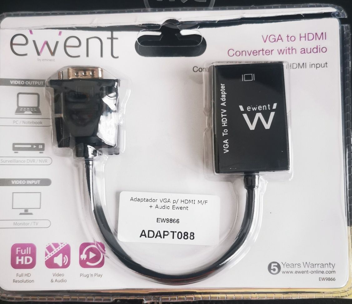 converter VGA - HDMI