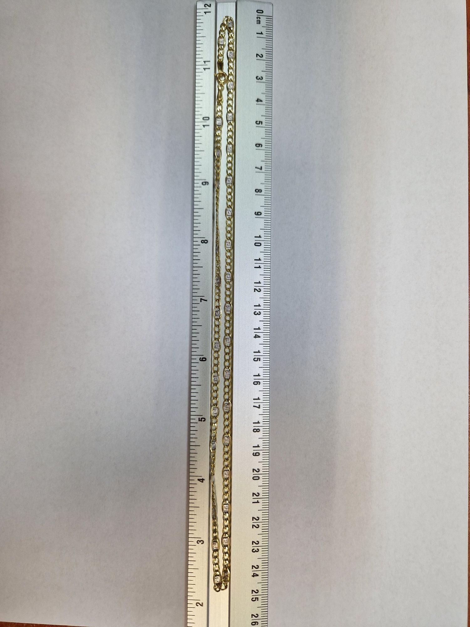 Elegancki łańcuszek 2 kolory złota Nowy Pr585 dl 50cm