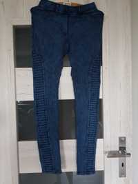 Spodnie typu leginsy wzór jeansu