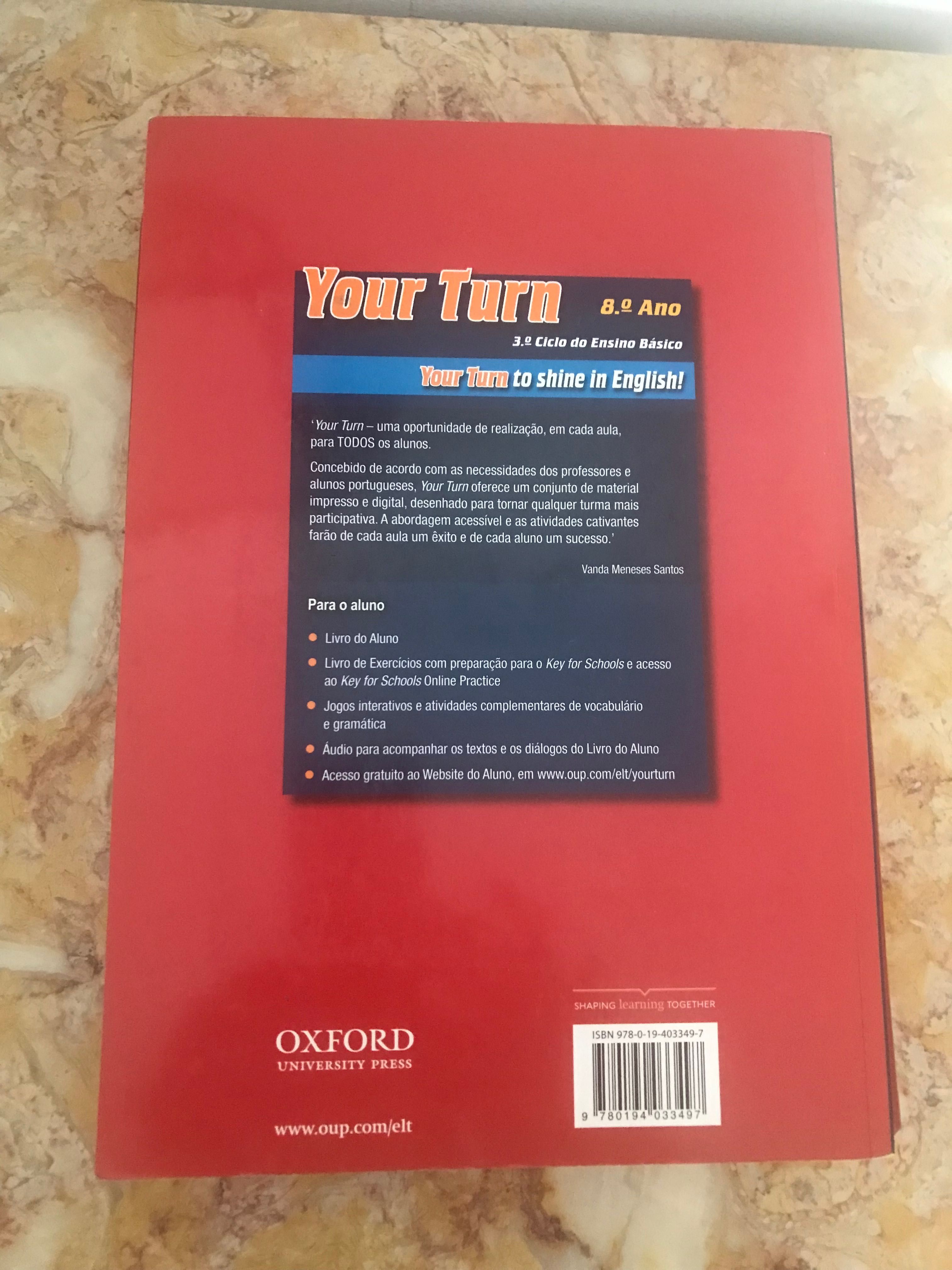 Livro de atividades - Yout turn