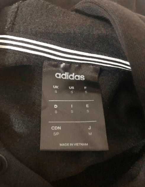 Hoodie Preta Adidas