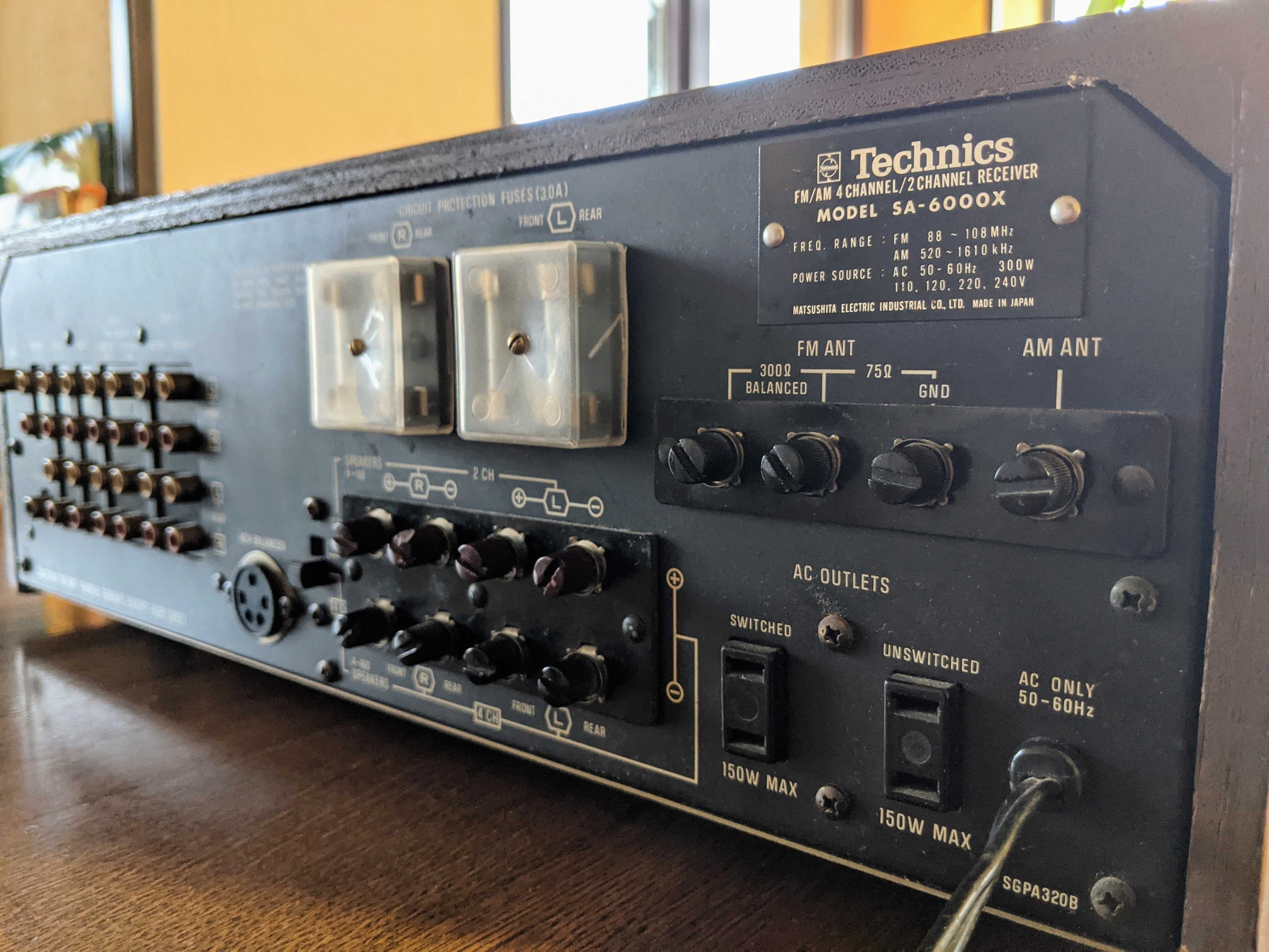 Вінтажний квадро-ресівер TECHNICS SA-6000X