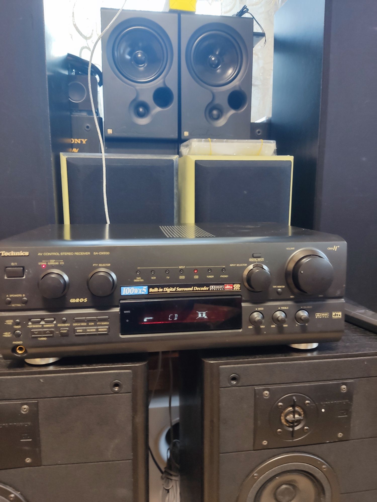 Ресивер Technics SA-DX930. 100W*5!!!