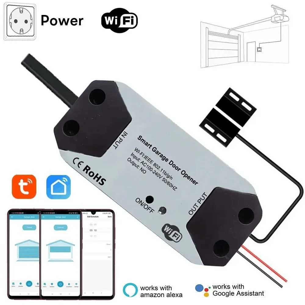 Módulo Portão Inteligente * Wi-Fi Tuya * Monitorização Portões * Alexa