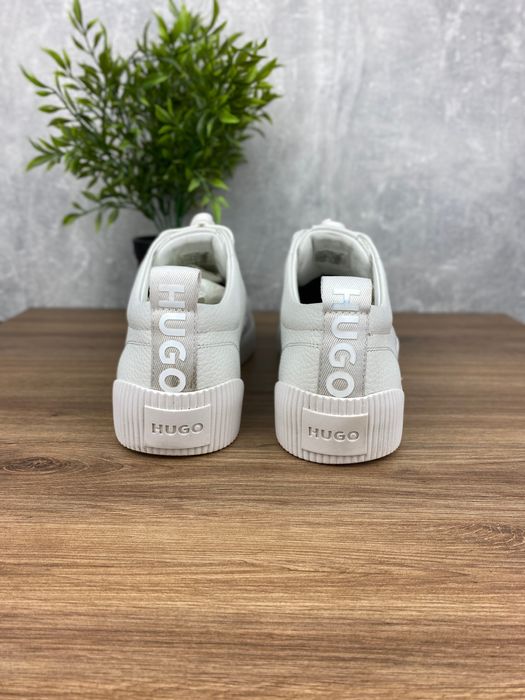 Białe sneakersy Hugo Zero r. 42 – skórzane buty premium