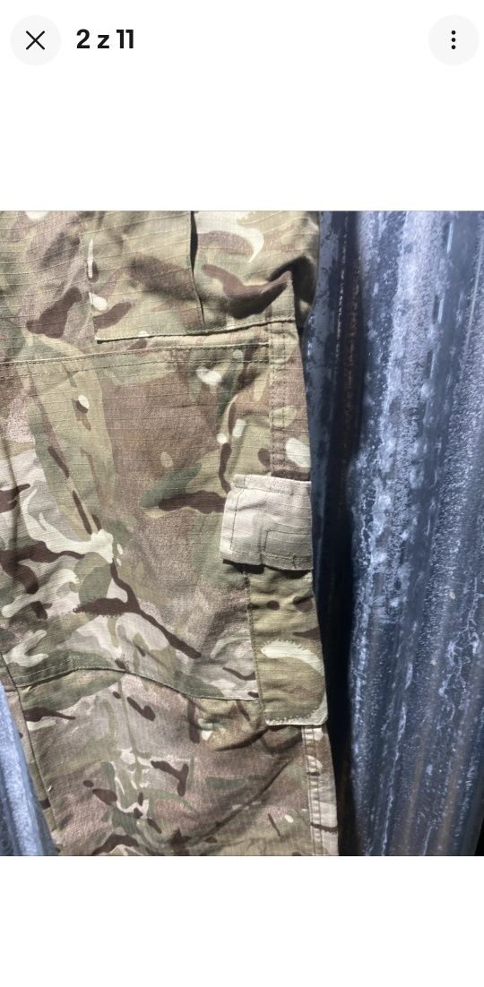 Spodnie na ryby lub do lasu Highlander HMTC Multicam  106cm w pasie