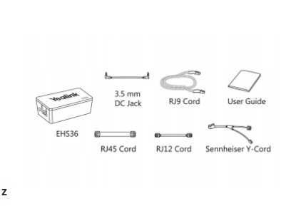 Yealink EHS36 bezprzewodowy Adapter Słuchawkowy