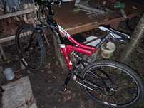 Rower kross z damperem.