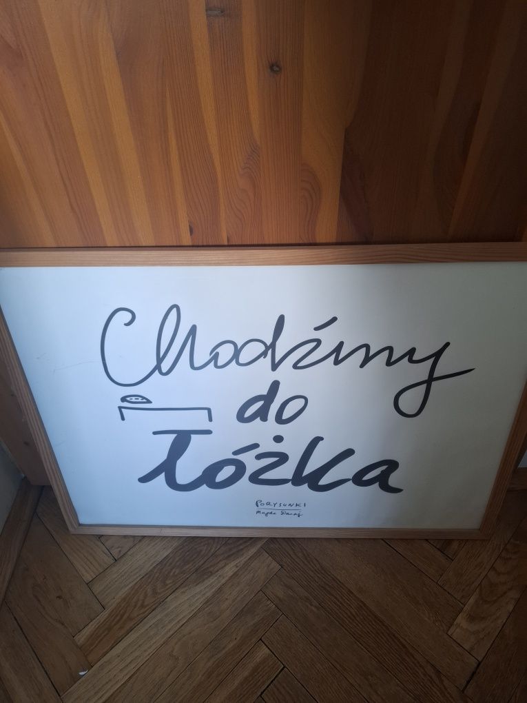 Plakat w ramce porysunki