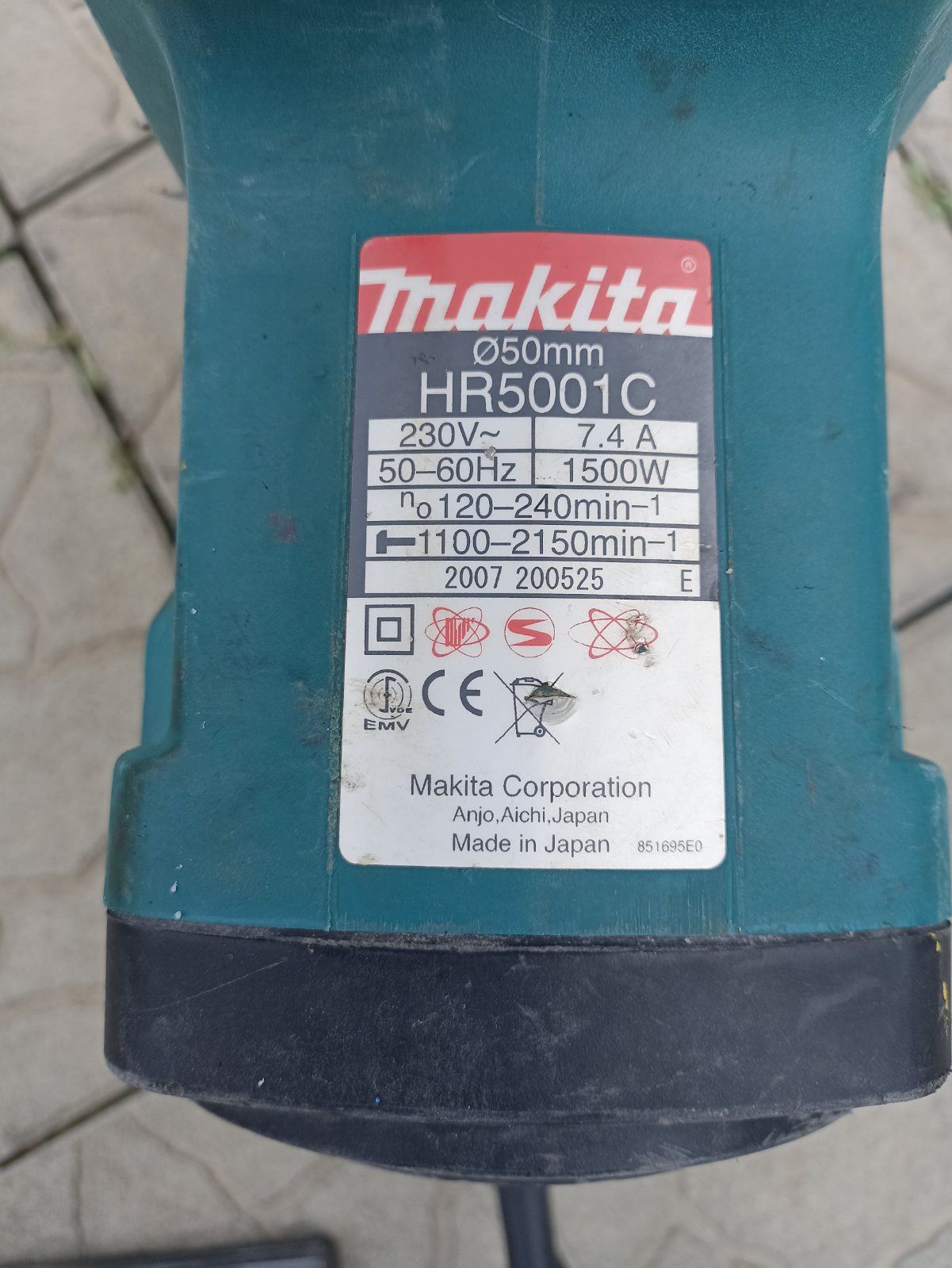 Перфоратор отбойный молоток Makita HR 5001 C
