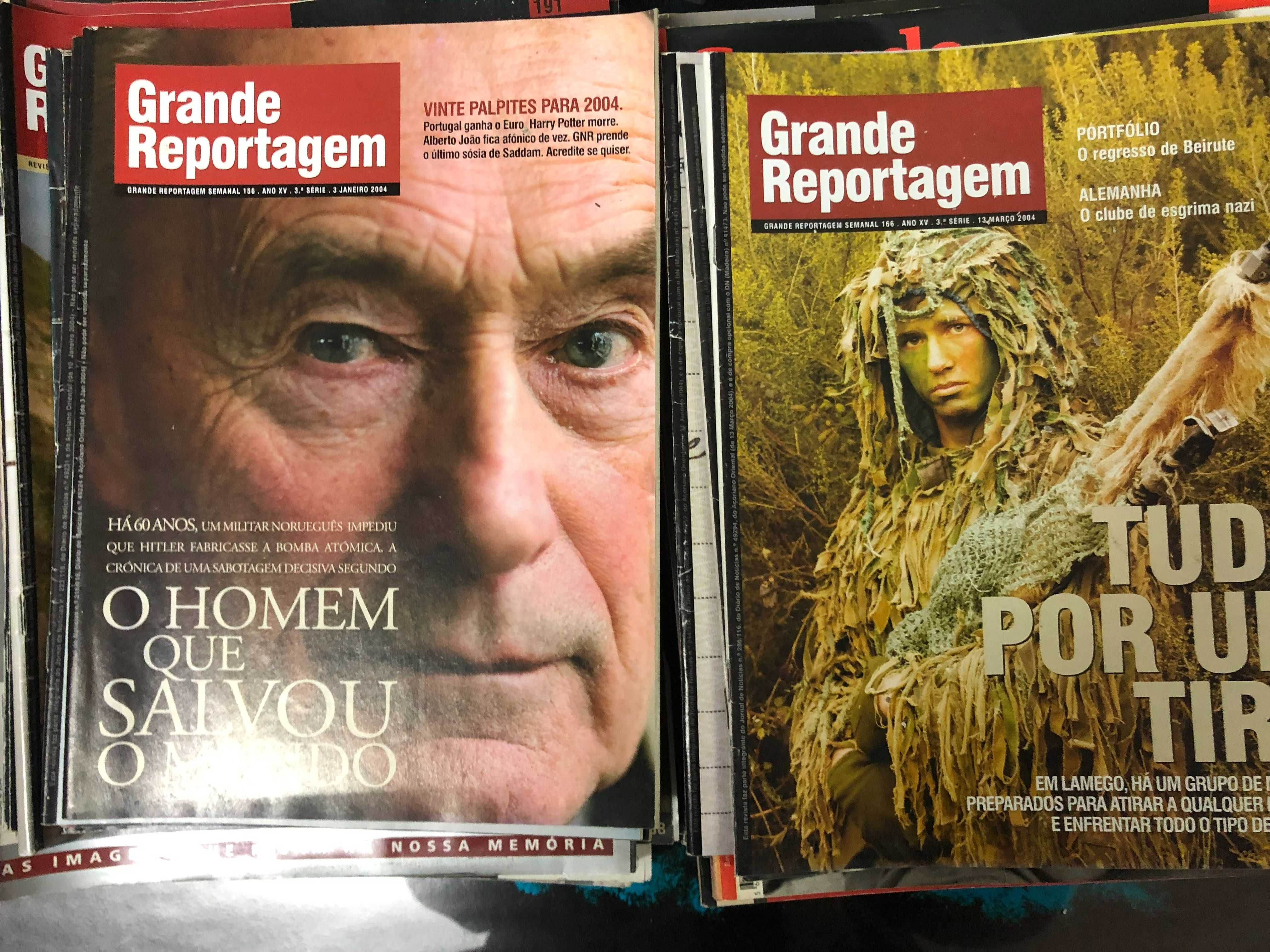 Coleção de revistas Grande Reportagem