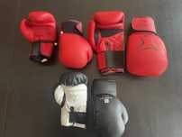 Luvas Boxe Criança 4OZ e Adulto 12OZ 3 pares