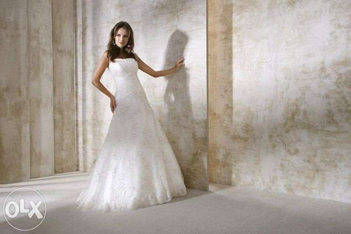 Piękna suknia ślubna stan idealny + gratisy