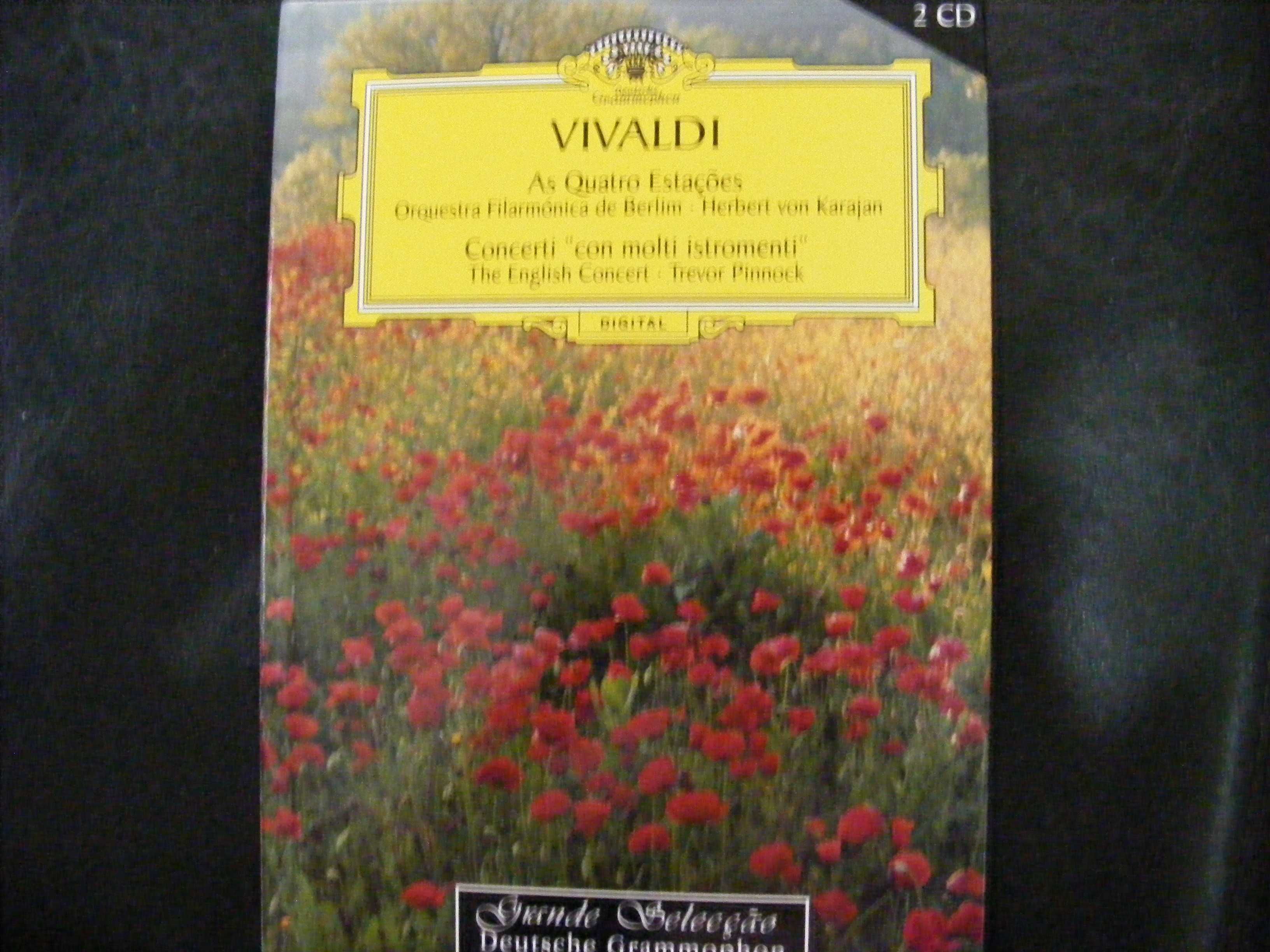 Livro Vivaldi, as Quatro Estações, c/ 2 CD - NOVO