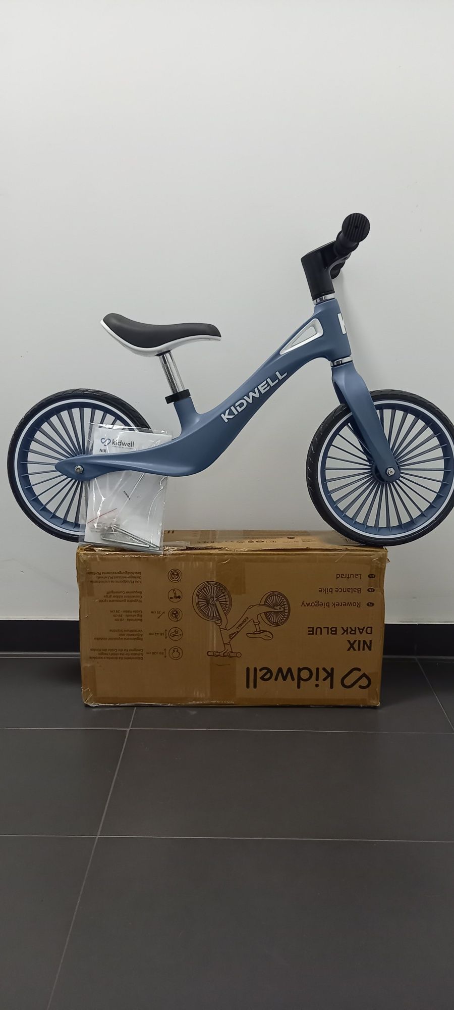 ~20% Nowy LEKKI solidny rowerek biegowy jeździk dziecięcy KIDWELL NIX