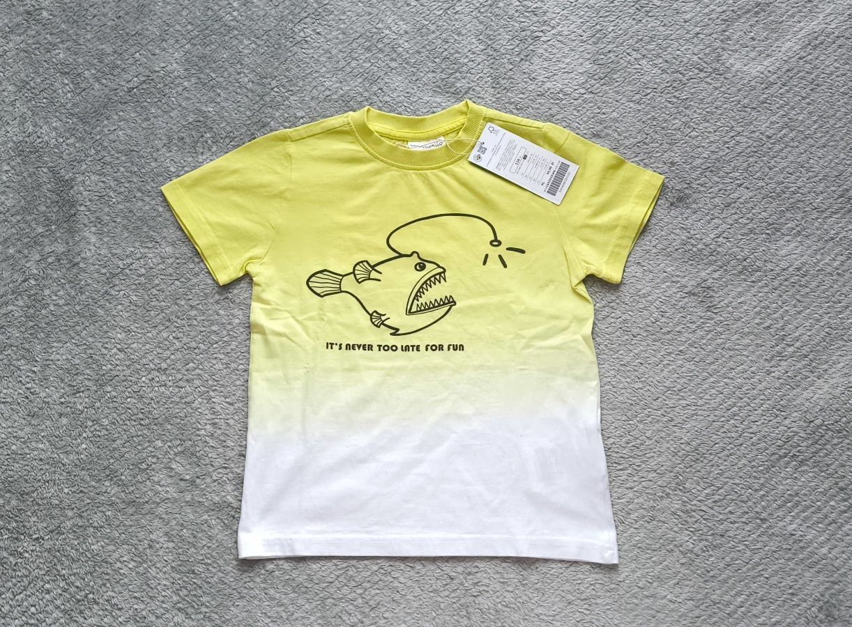 Nowe 2 szt bluzki t-shirty coccodrillo r. 116