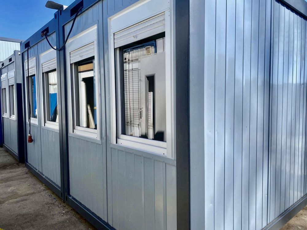 Kontener socjalny biurowy duet open space 30 m2  budowlany
