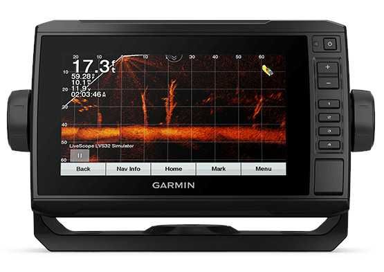 Garmin Echomap UHD 92sv + Panoptix LiveScope System LVS32 z GLS10