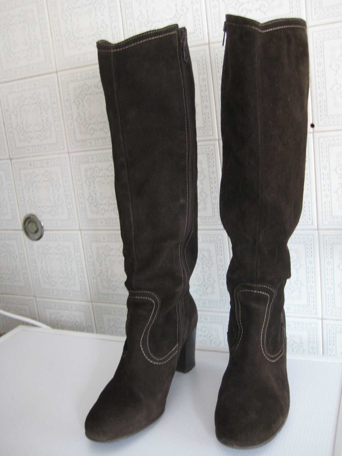 Botas de senhora cor castanho T/37