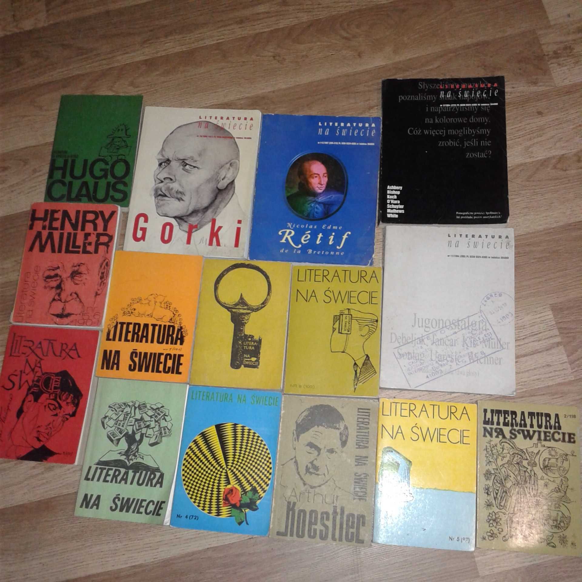 Literatura na świecie 15 sztuk