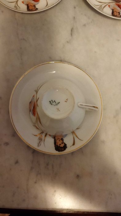 Três chávenas de café - vista alegre - Decoração Damas