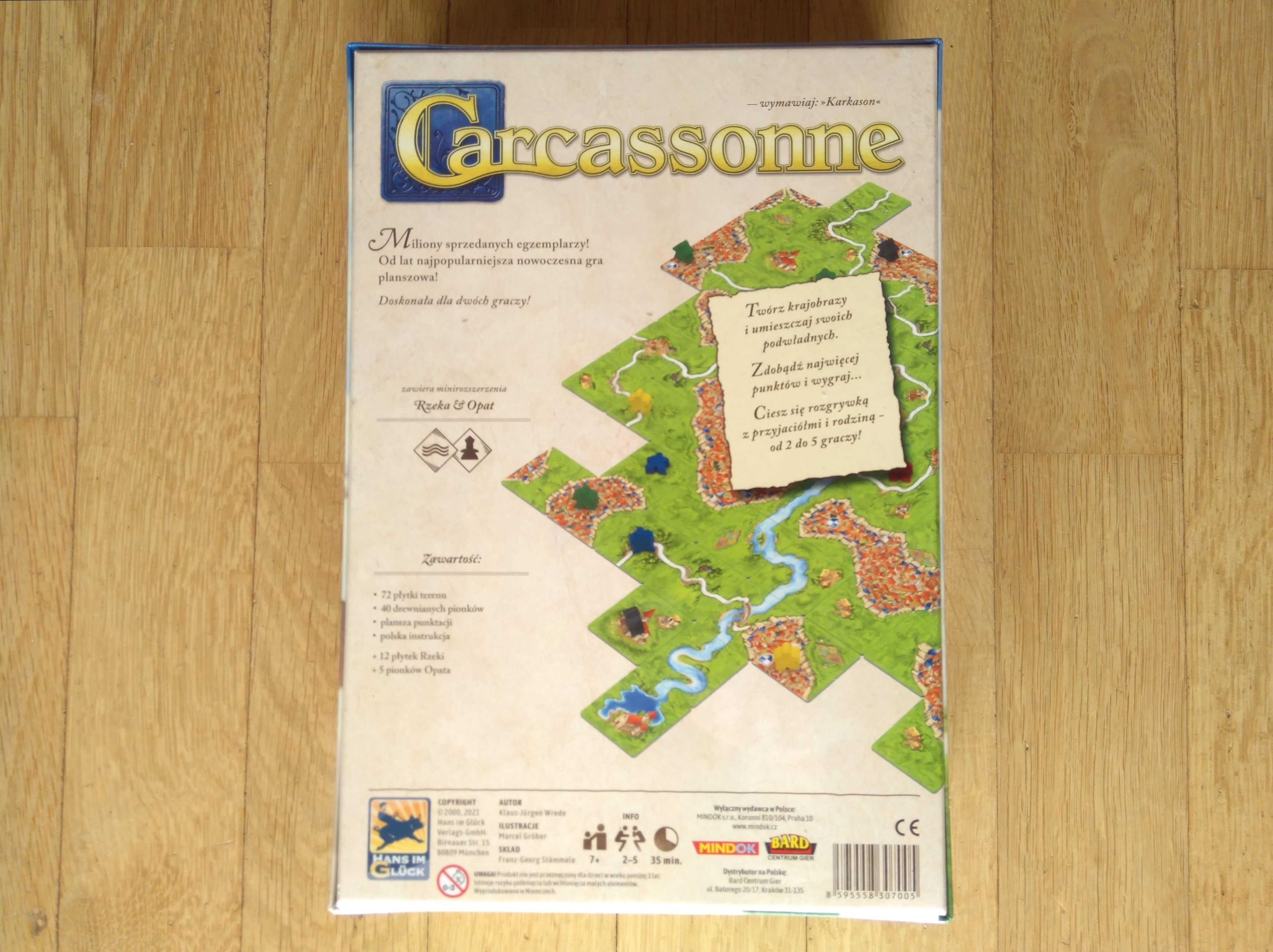 Bard Carcassonne Edycja 2.0 gra planszowa (w folii)