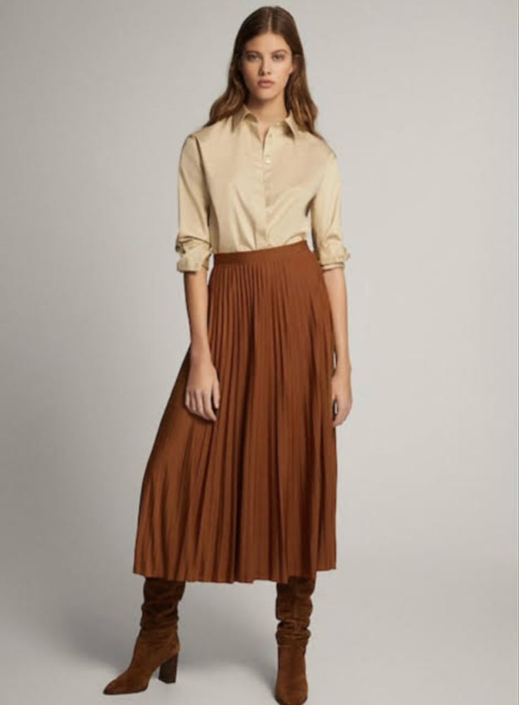 Спідниця пліссе massimo dutti XS