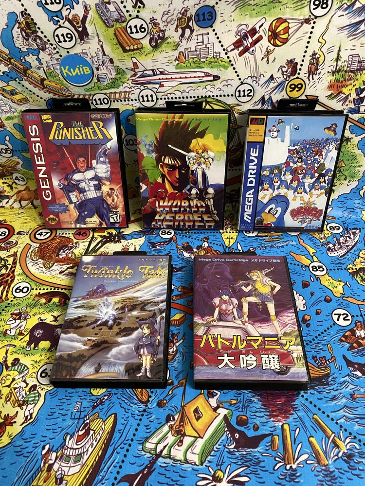 Картриджі SEGA MD2 повнокомплектні