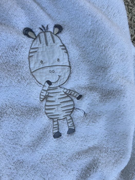 Kocyk klups z zebra