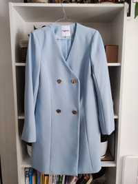 Nowa błękitna elegancka sukienka marynarka rozmiar S/m