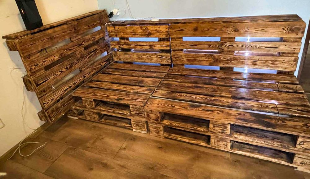 Łóżko z euro palet