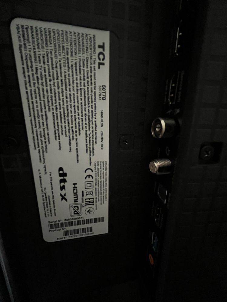 Telewizor TCL 50T7B 50" QLED 4K