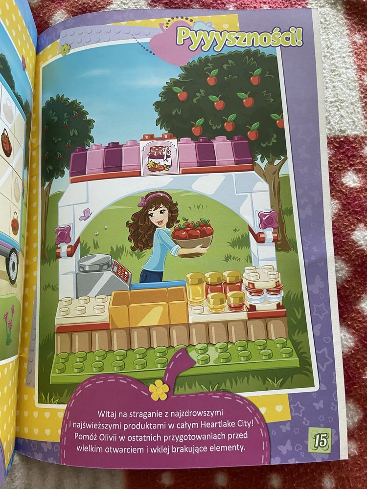 Lego friends kolorowanka z naklejkami nowa unikat