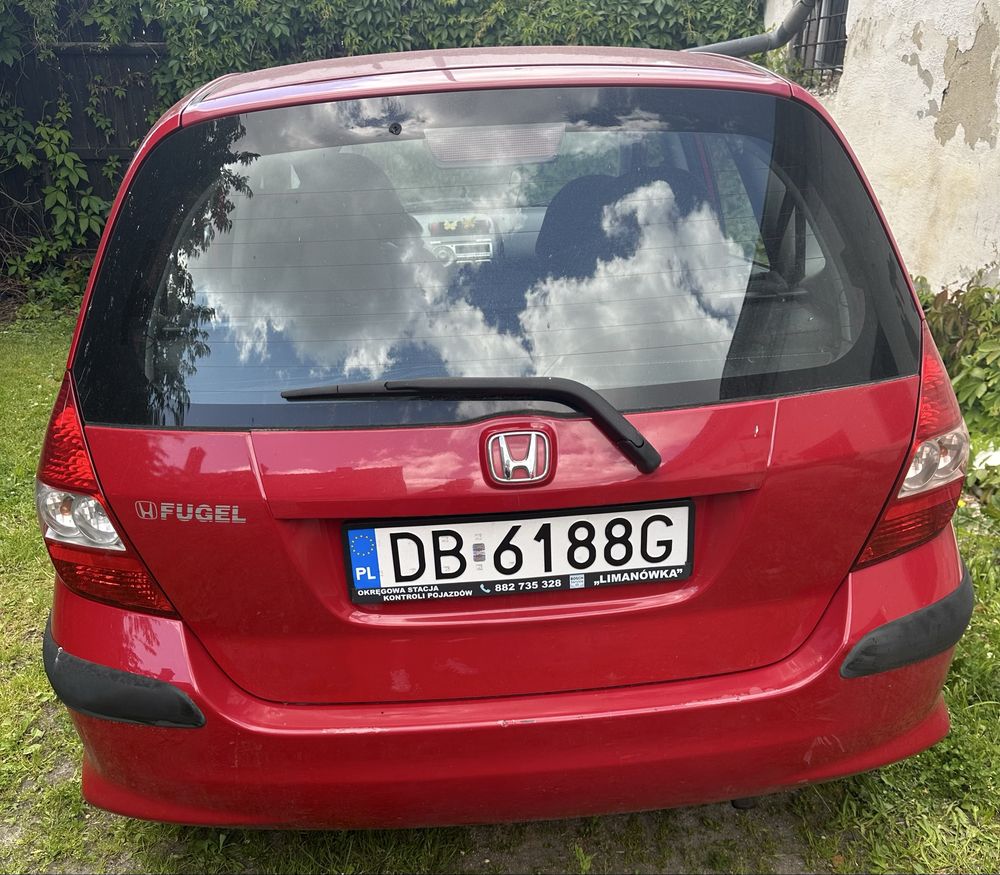 Honda Jazz uszkodzona belka tylna