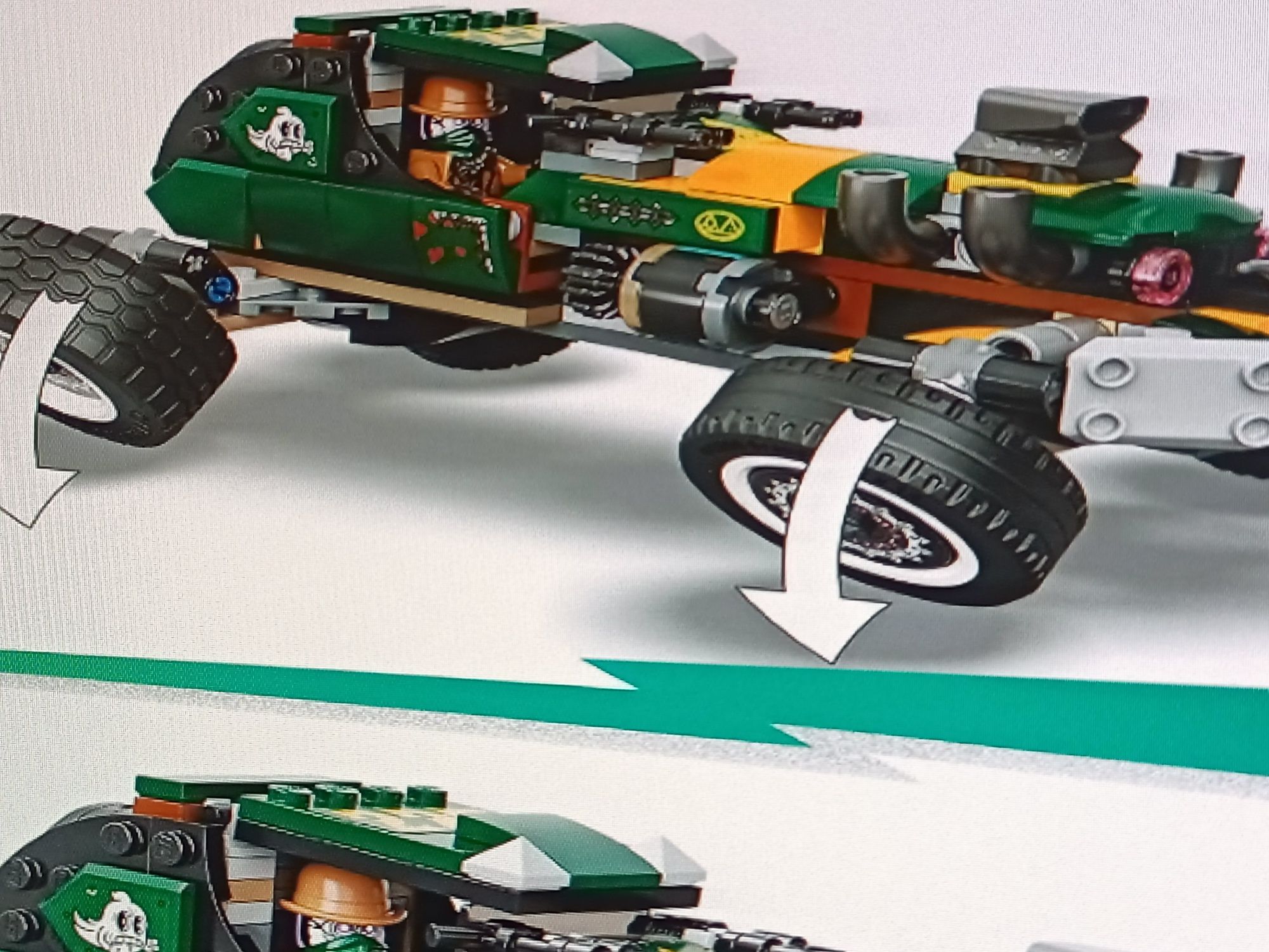 LEGO 70434 Hidden Się nadnaturalny samochód wyścigowy.