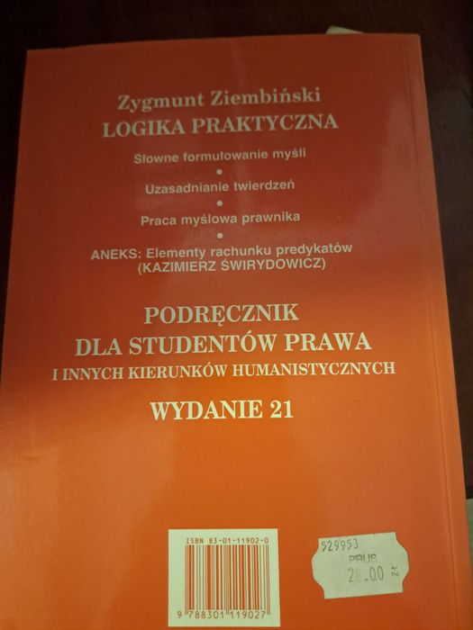 Logika praktyczna Zygmunt Ziembiński