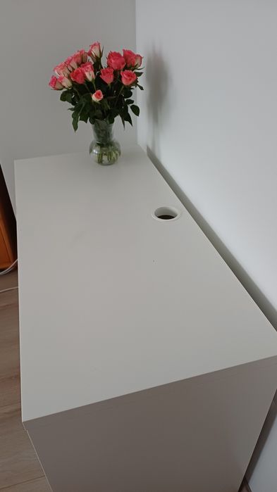 Biurko IKEA Micke 105 x 55 cm białe