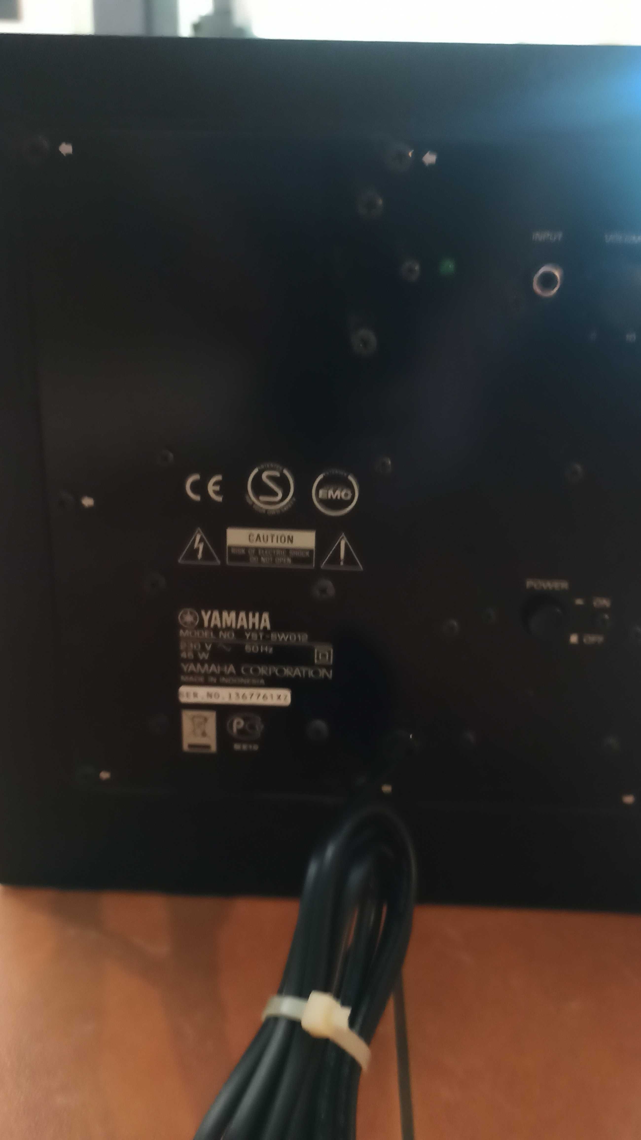 Subwoofer Aktywny YAMAHA YST-SW012 w idealnym stanie wizualnym i techn