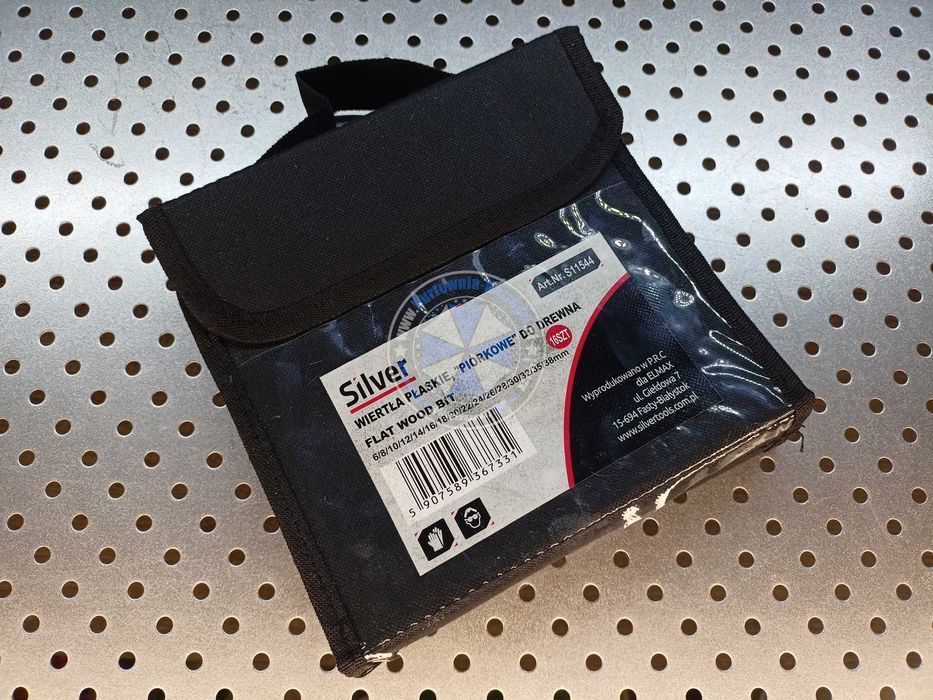 Wiertła łopatkowe do drewna 6-38mm 16szt. wiertła piórowe do drewna