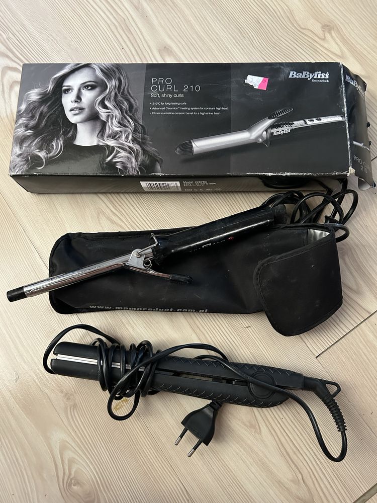Lokówki Babyliss prostownica do włosów 3 szt