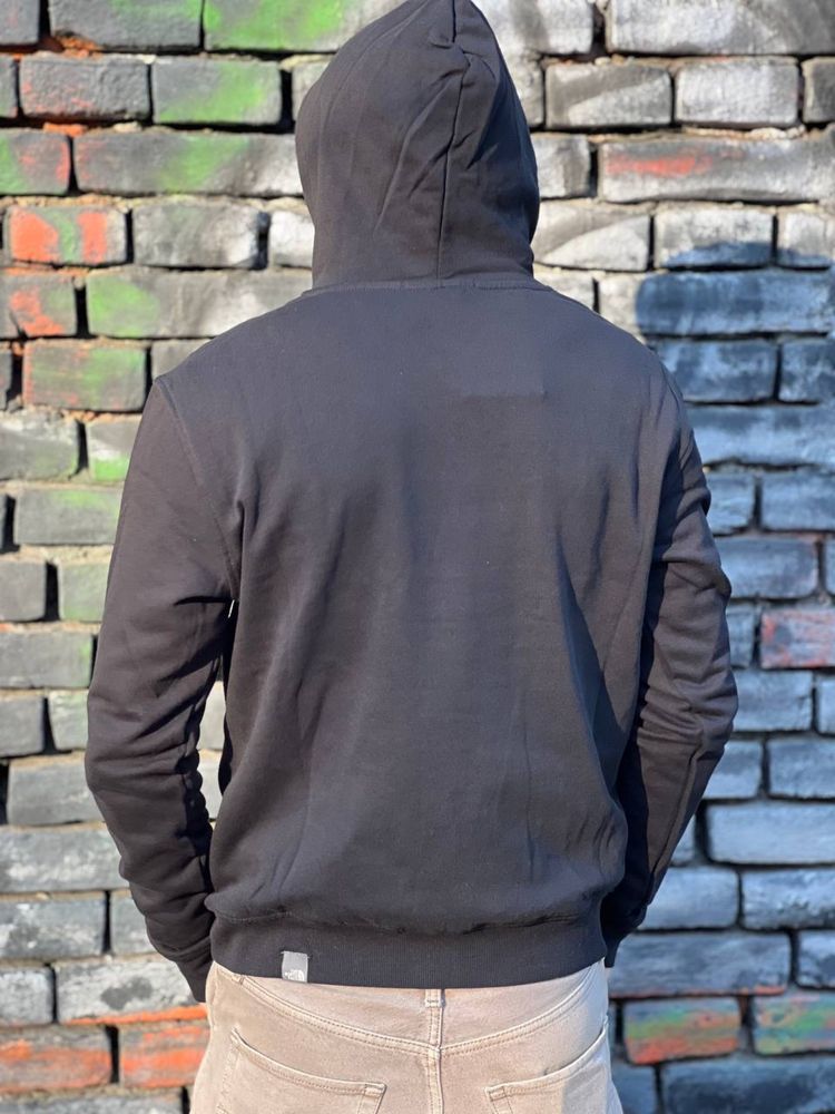 Чоловічі чорні худі TNF big logo The North Face оригінал casual теплі