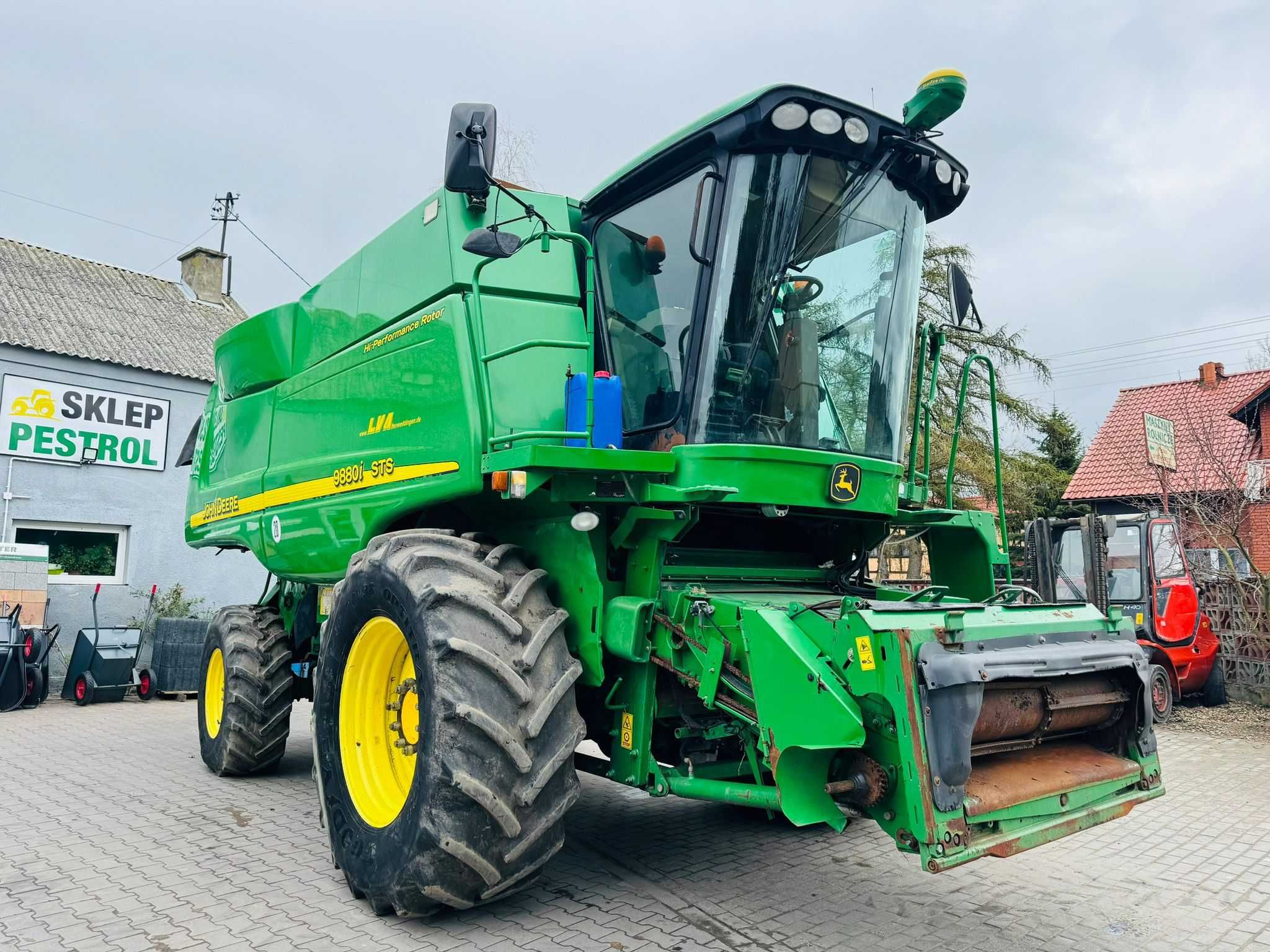 Kombajn John Deere 9880i STS, 2006r, Heder 630R, 9.15m z wózkiem ŁADNY